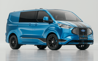 Ford Transit 2024+ Fitted With Our Explorer Sahara Matt Black