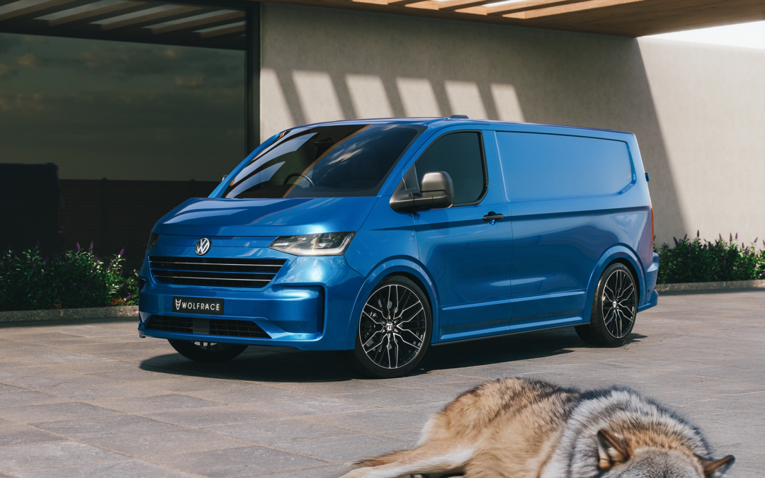 VW Transporter T7 2025+ Fitted With Our Munich GT6 In Gloss Raven Black & Polished